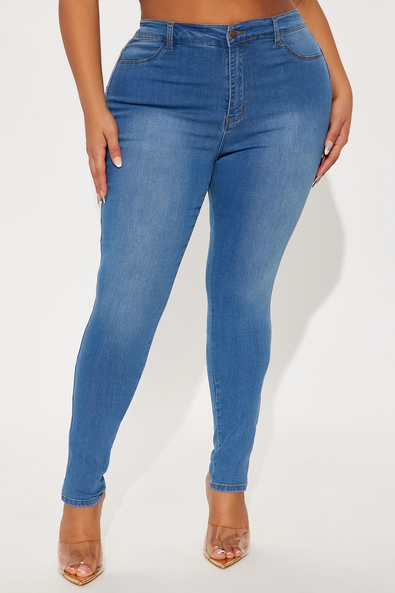 Tall Classic Beauty Booty Lifter Skinny Jeans - Medium Blue Wash Female Product Image