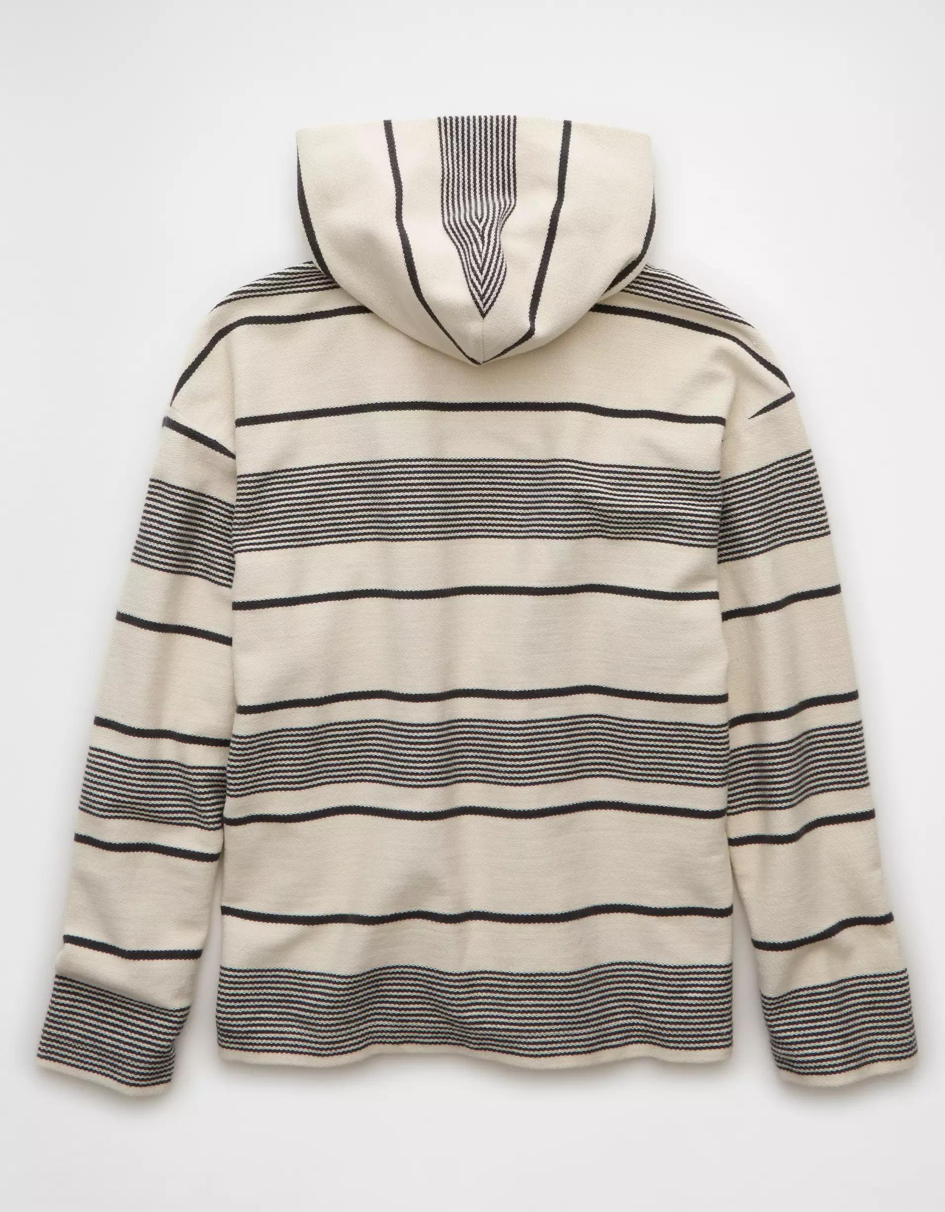 AE Striped Terry Baja Hoodie Product Image