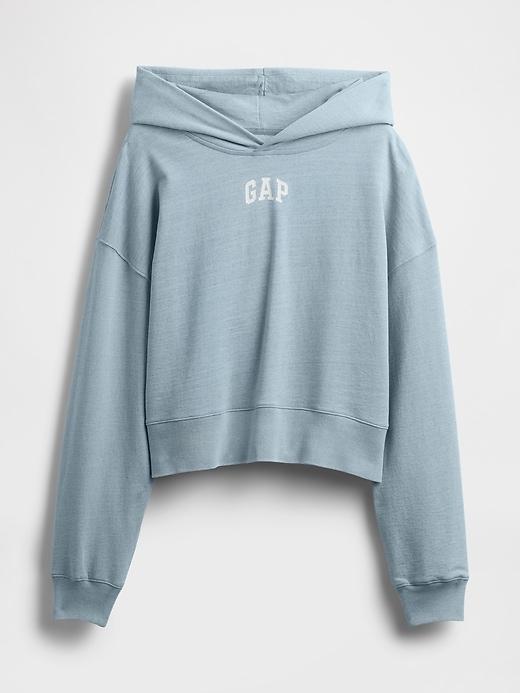 French Terry Americana Cropped Hoodie Product Image