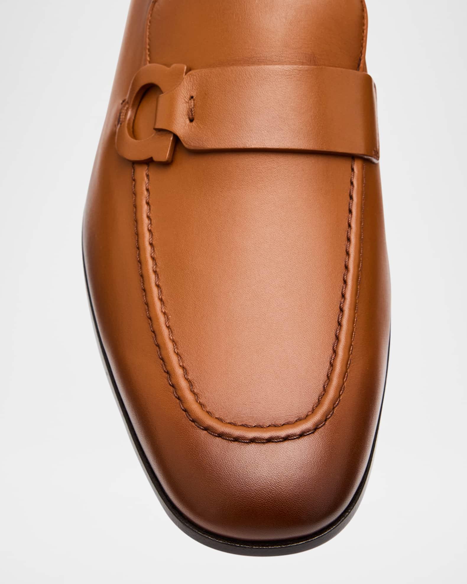 Men's Bonny Leather Gancini-Bit Loafers Product Image