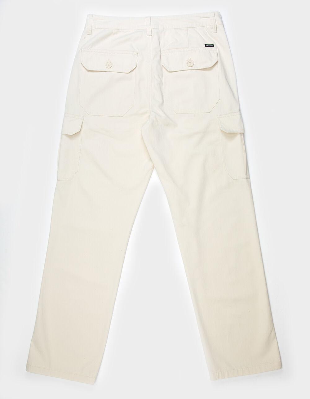 BRIXTON Vintage Brushed Mens Cargo Pants - NATURAL Product Image