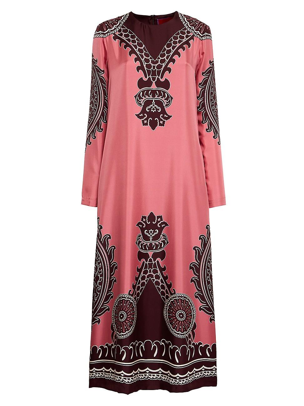 Womens Long Sleeve Swing Dress Product Image
