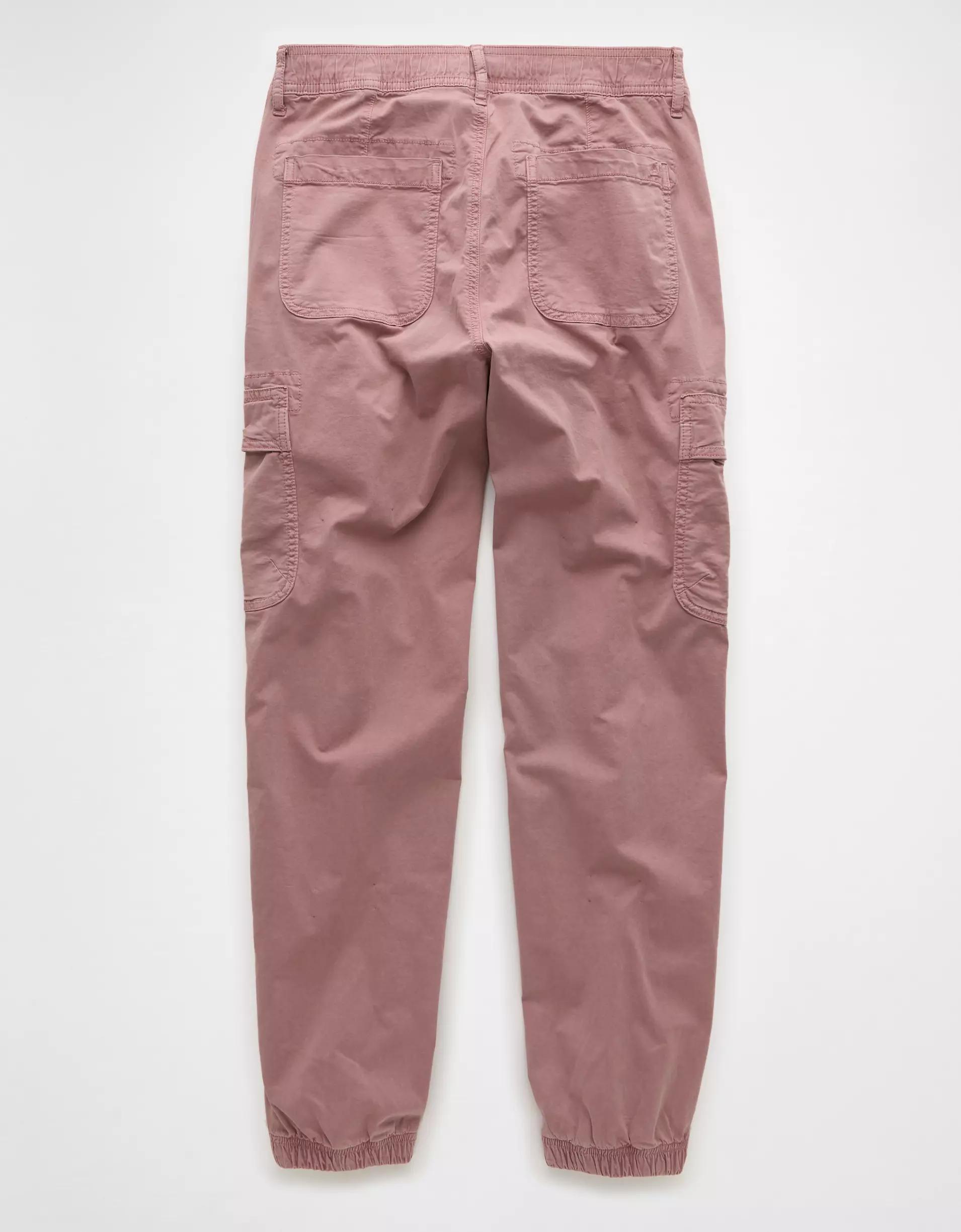 AE Stretch High-Waisted Baggy Cargo Jogger Product Image