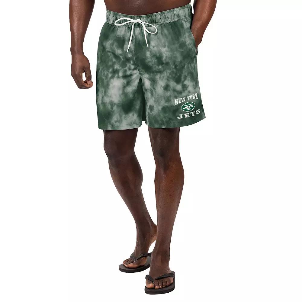 Men's G-III Sports by Carl Banks Black Jacksonville Jaguars Change Up Volley Swim Trunks,  Product Image