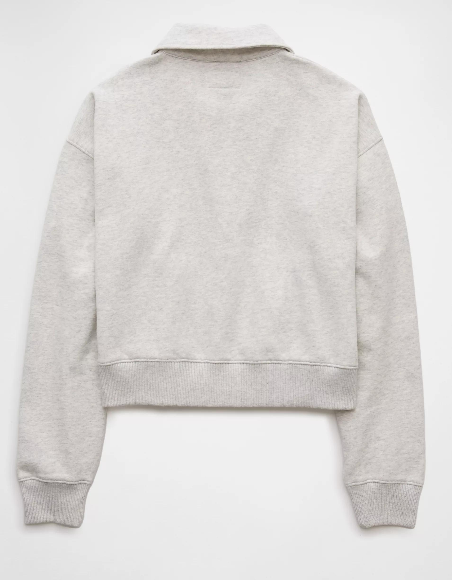 AE Cropped Polo Sweatshirt Product Image