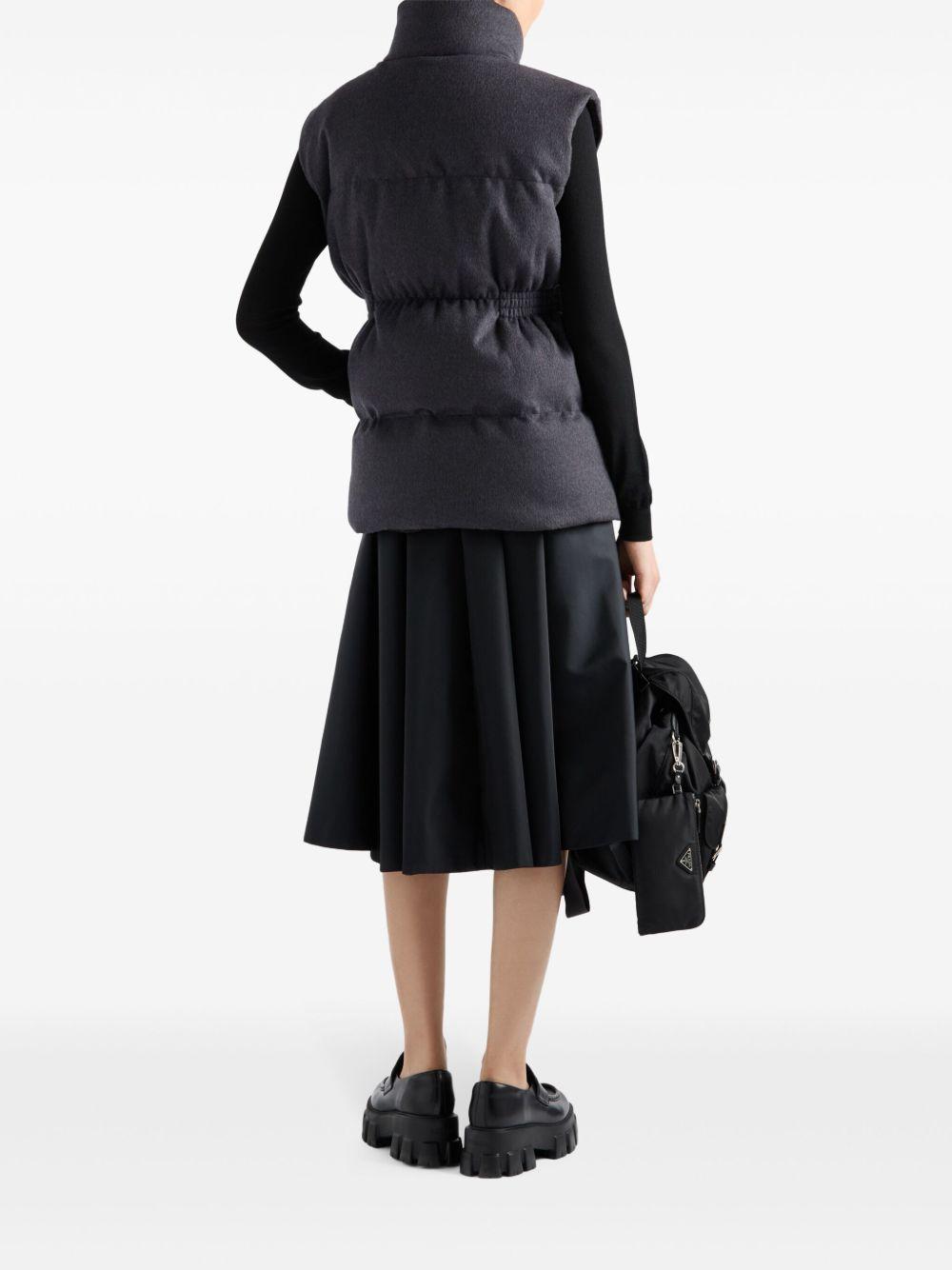 belted down-padded gilet  Product Image