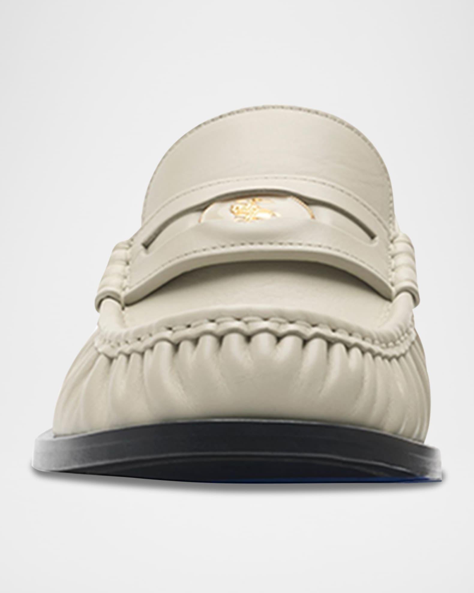 Cadet Grained Calf Leather Penny Loafers Product Image