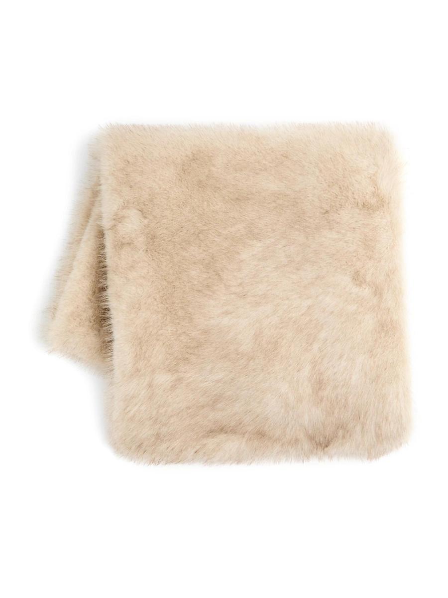 Womens Faux Fur Scarf Product Image