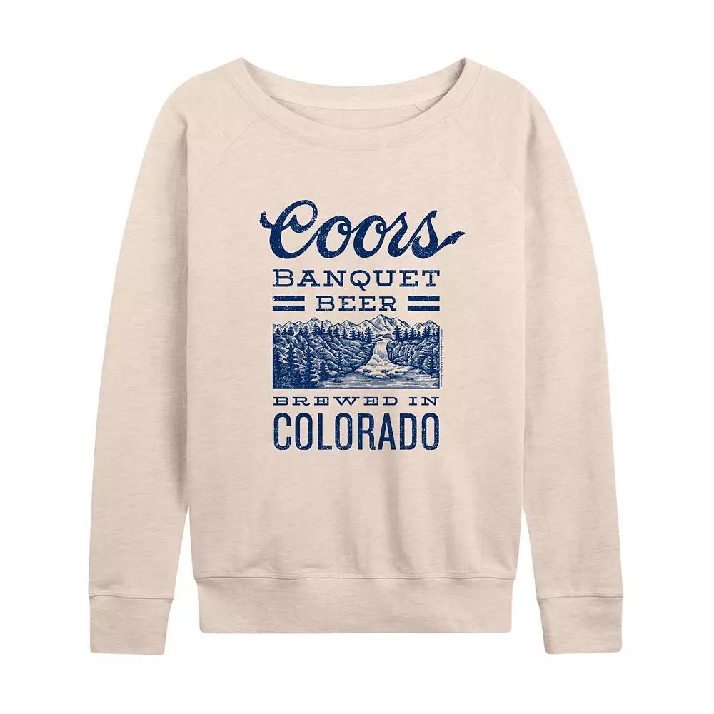 Women's Coors Banquet Beer Colorado Lightweight French Terry Sweatshirt,  Product Image