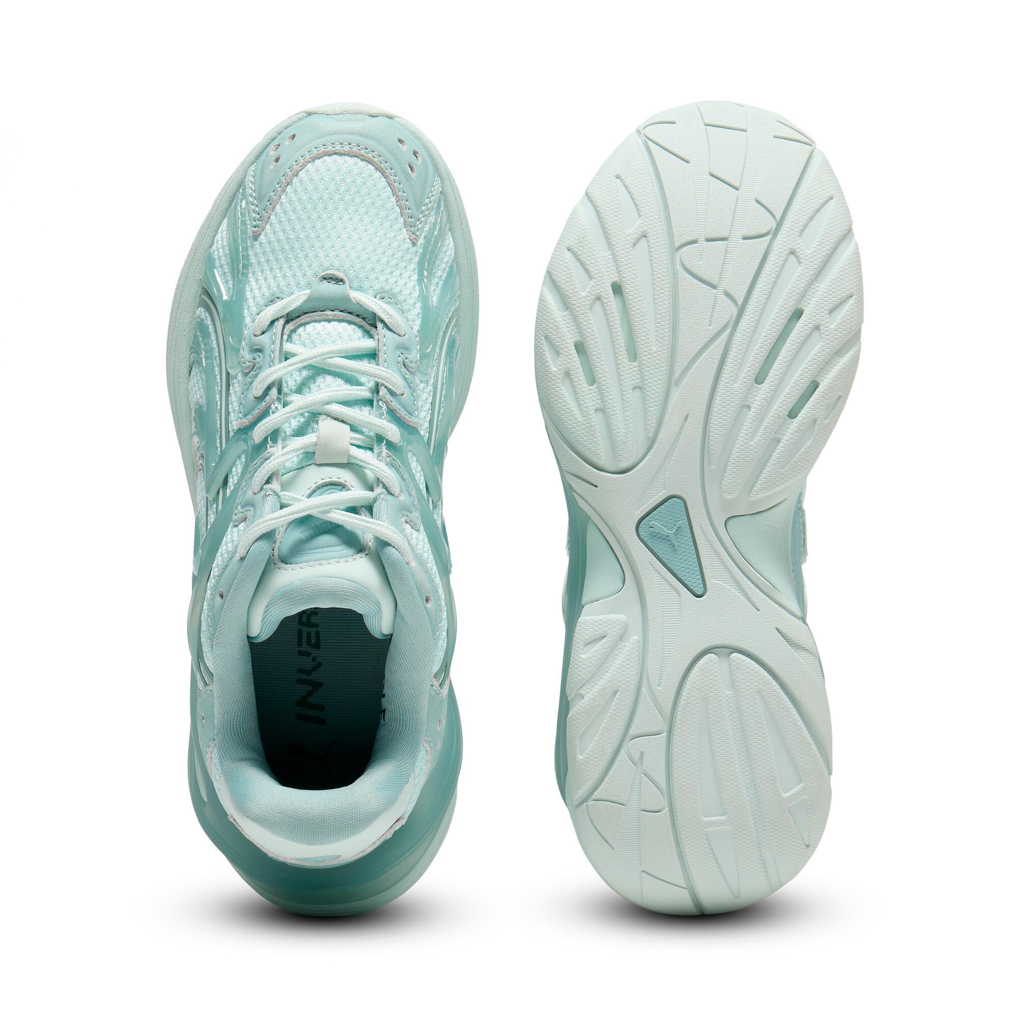 PUMA LACE EM UP Women's Bike Shorts in Spring Fern/Aop Product Image