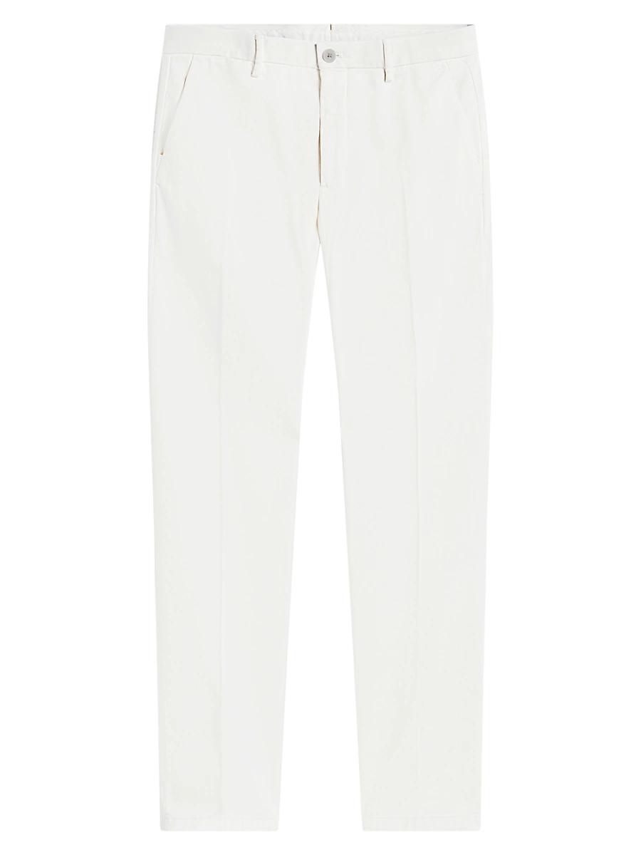 Mens Stretch Cotton-Blend Straight-Leg Chino Pants Product Image