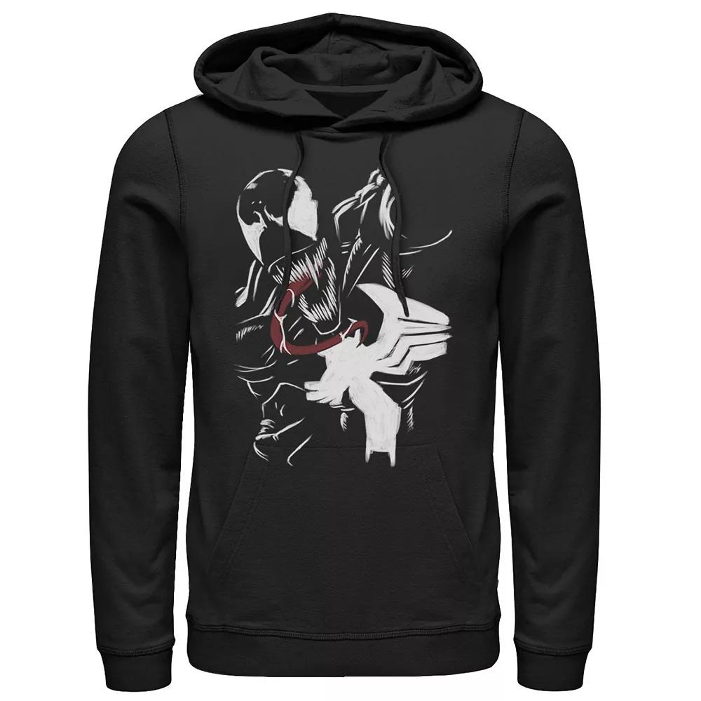 Men's Marvel Venom Close Up Roar Paint Art Hoodie,  Product Image