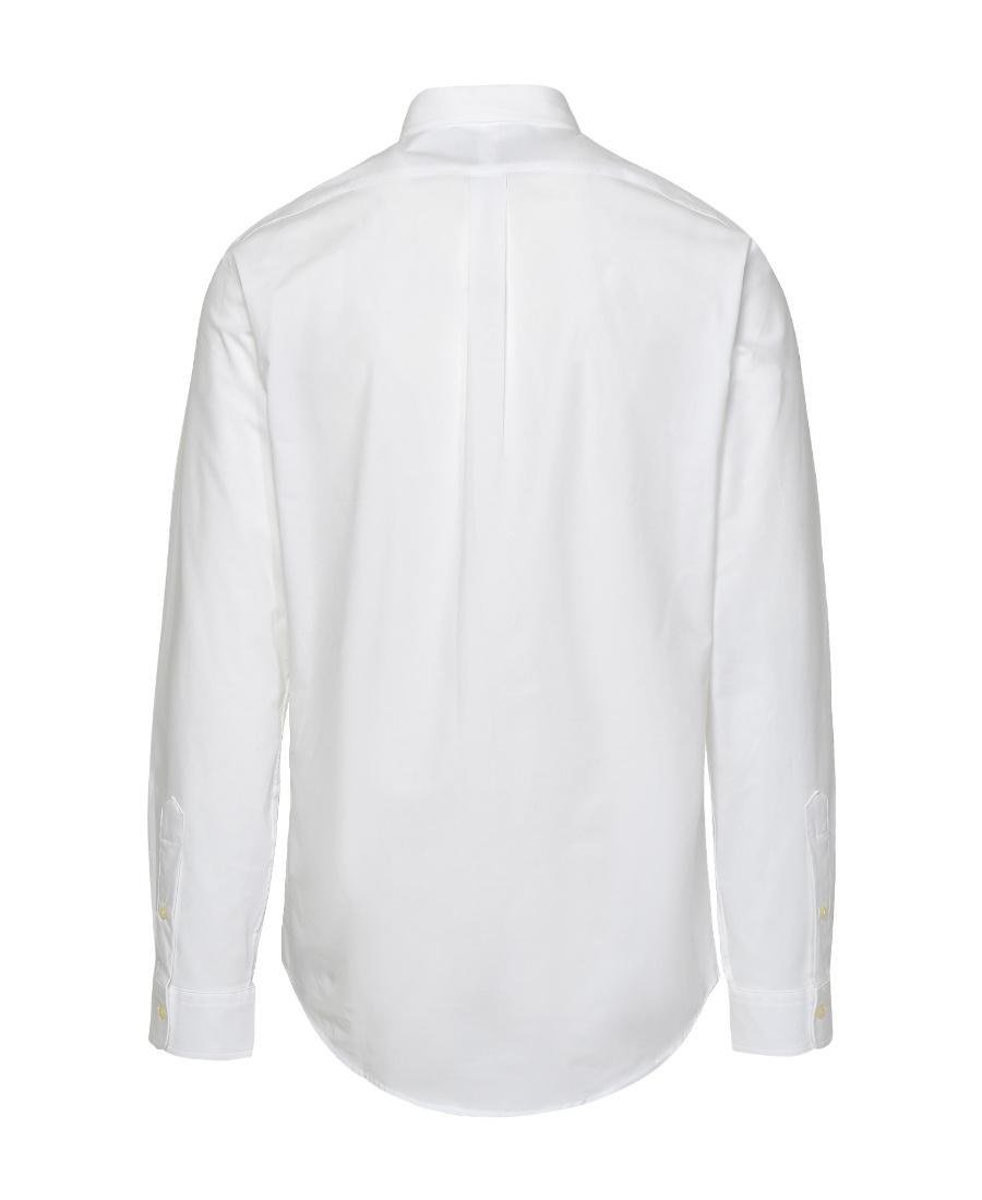 POLO RALPH LAUREN Long-sleeved Button-down Shirt With Tailored Fit In White Product Image