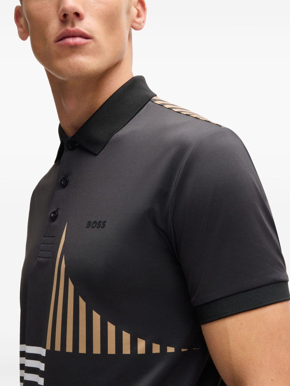 printed polo shirt Product Image