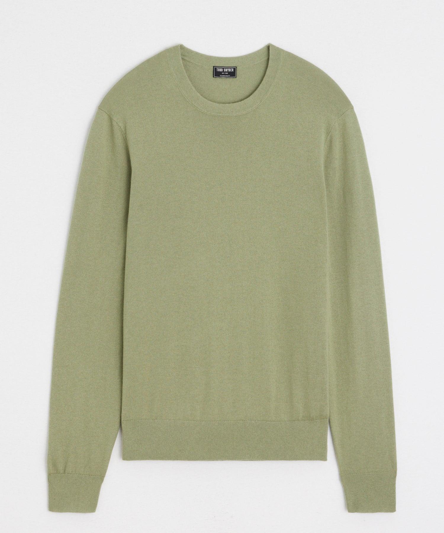 Silk-Cashmere Crewneck Sweater Product Image