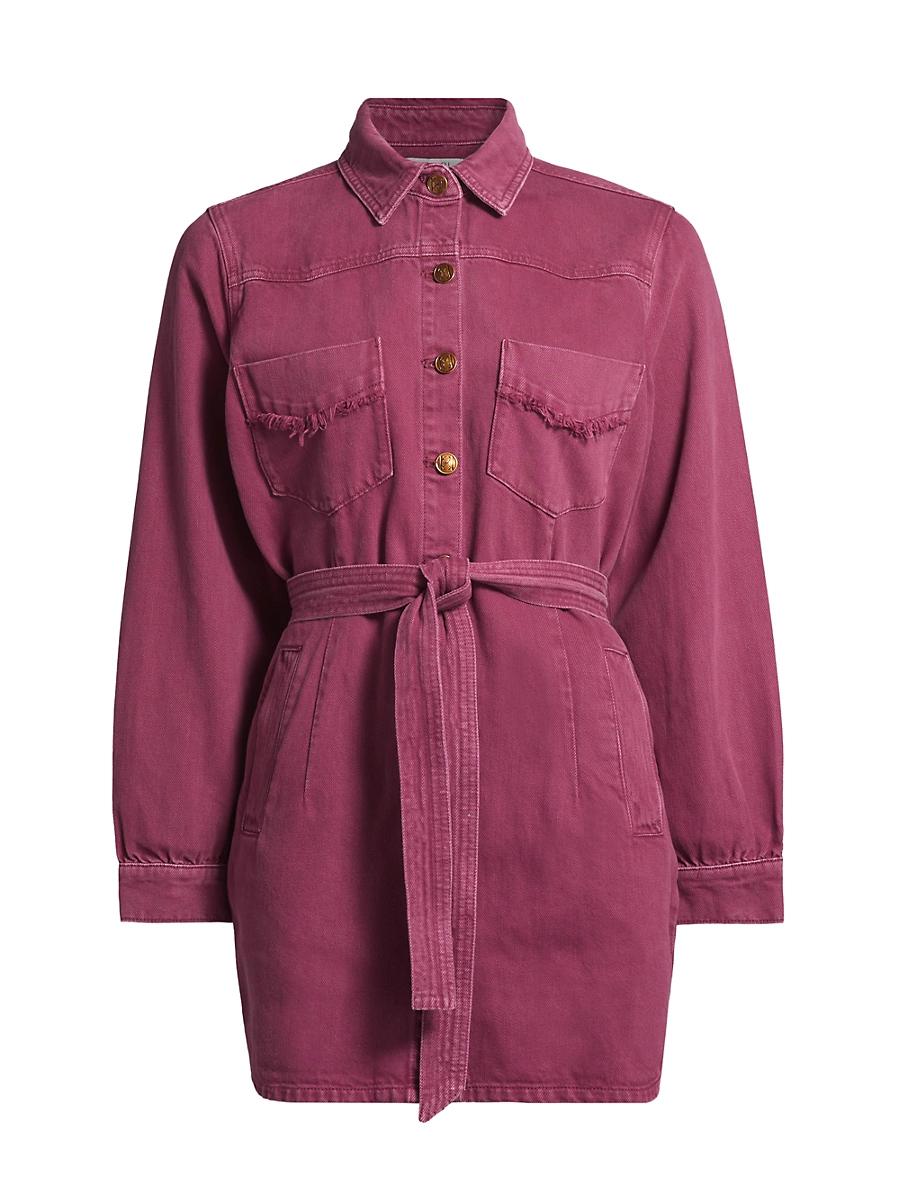 Womens Gaia Tie-Waist Minidress Product Image