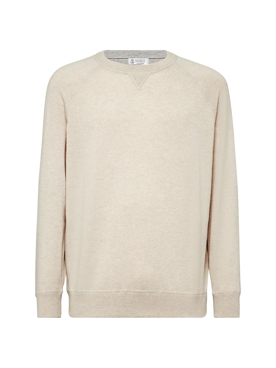 Mens Cashmere Sweatshirt Style Sweater Product Image