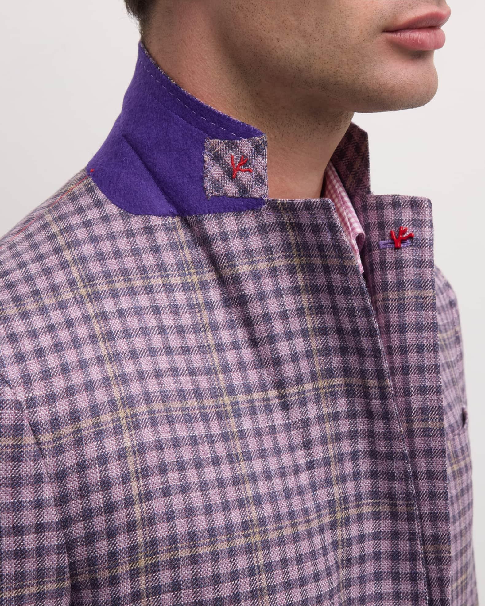 Men's Check Wool-Blend Sport Coat Product Image