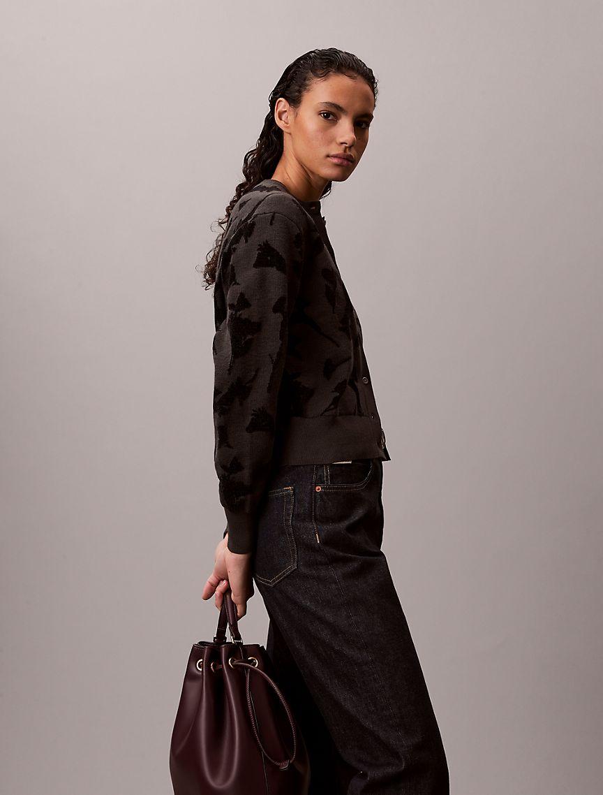 Textured Jacquard Cardigan Product Image