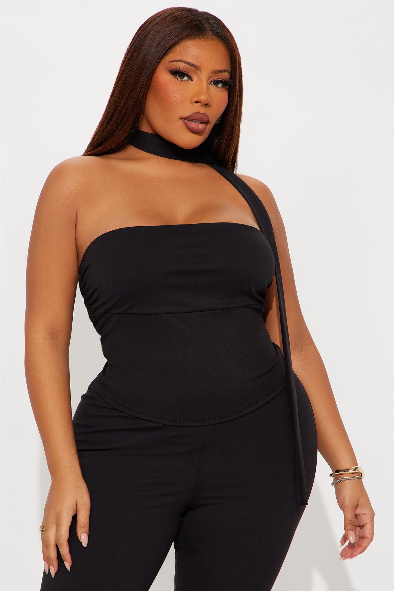 Ava 3 Piece Capri Set - Black Female Product Image