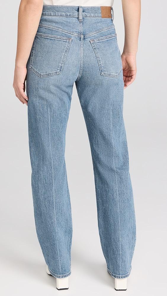 Madewell The '90s Straight Jeans in Rondell Wash: Crease Edition | Shopbop Product Image