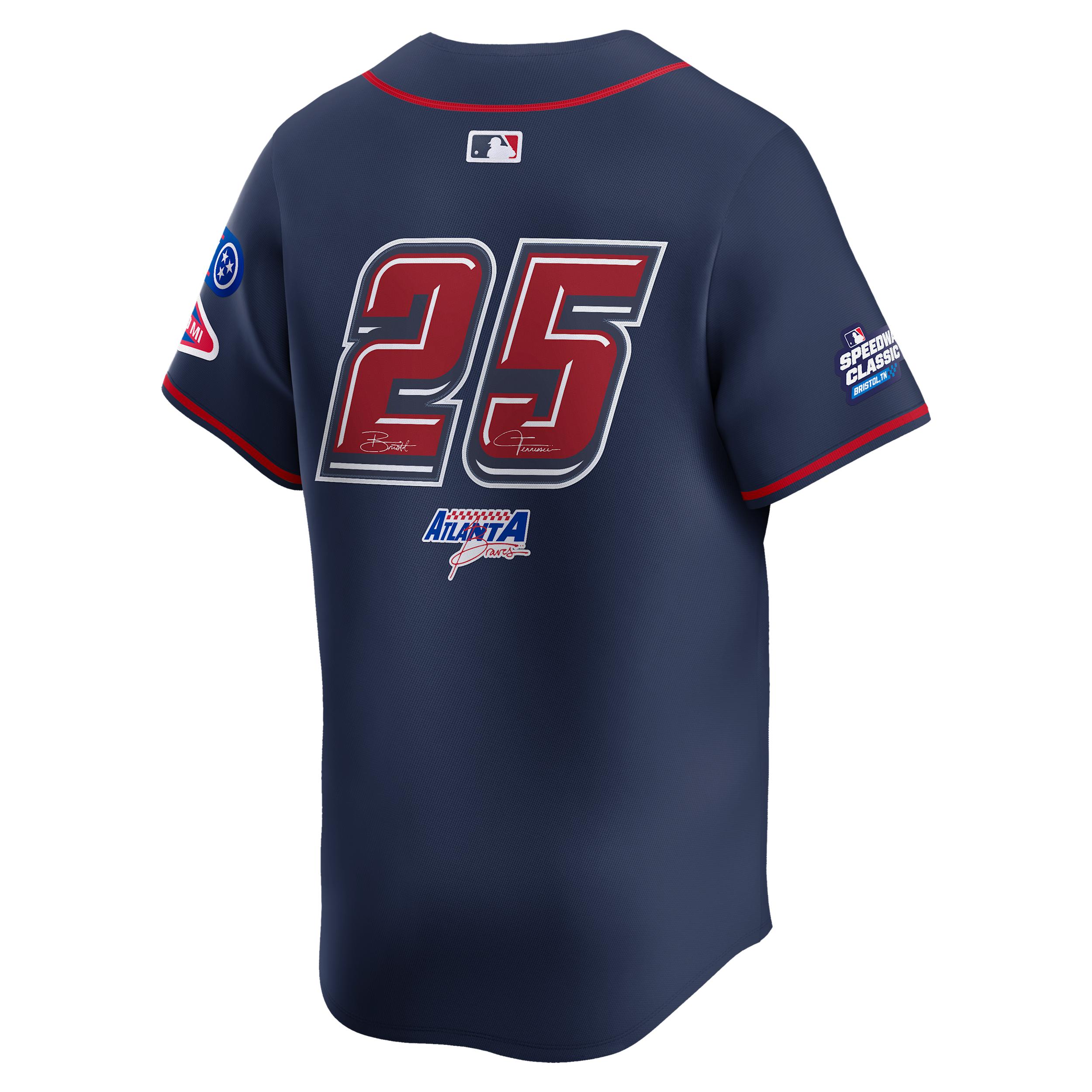 Atlanta Braves Bristol Nike Mens Dri-FIT ADV MLB Limited Jersey | LM25AWA1AW-0UY Product Image