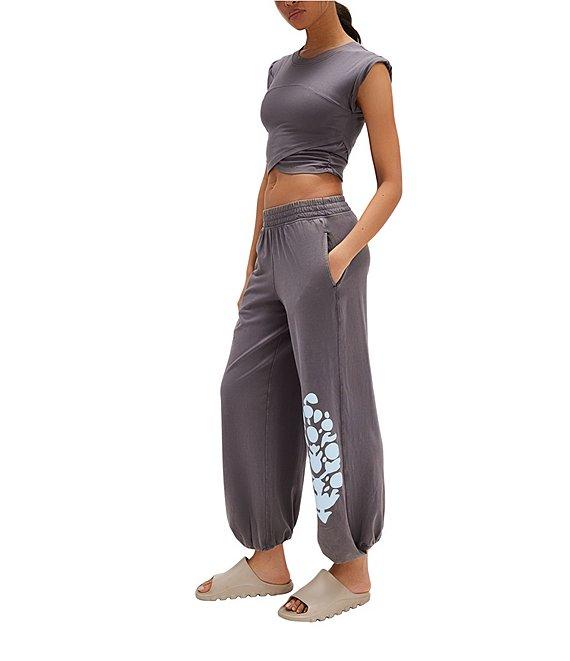 FP Movement Hot Shot Logo Crew Neck Short Sleeve Crossover Hem Coordinating Set Product Image