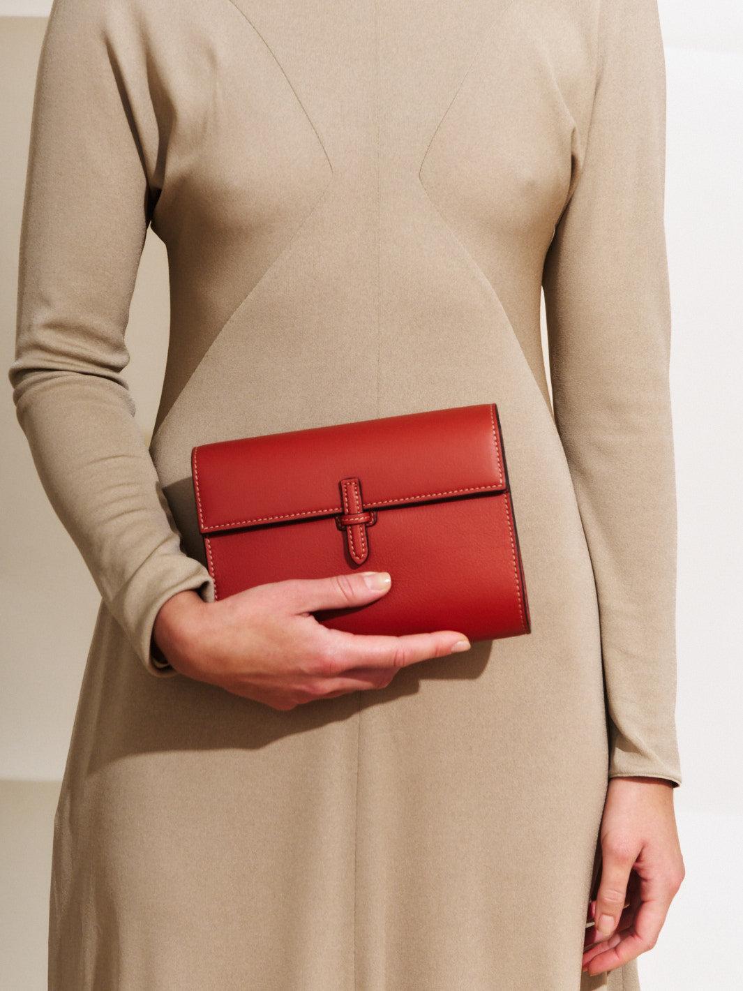 The Small Soft Clutch in Nappa Product Image