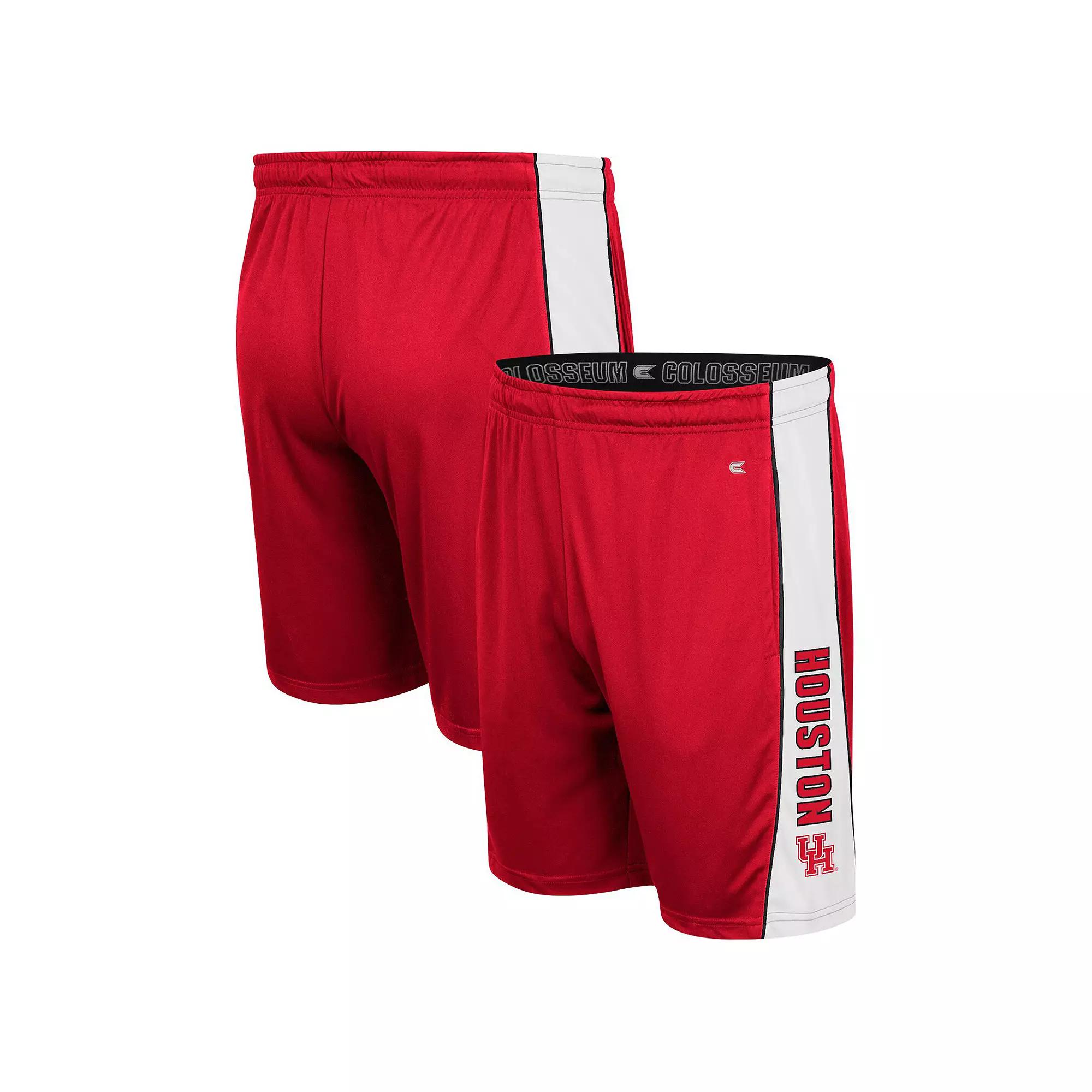 Men's Colosseum Red Houston Cougars Panel Shorts,  Product Image