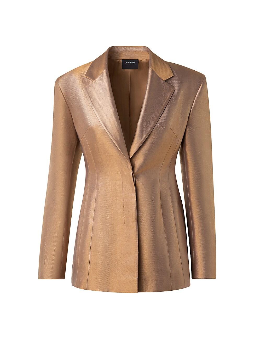 Womens Walker Metallic Single-Breasted Blazer Product Image