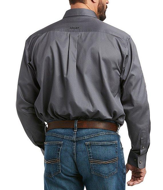 Ariat Classic Fit Team Logo Long Sleeve Twill Shirt Product Image