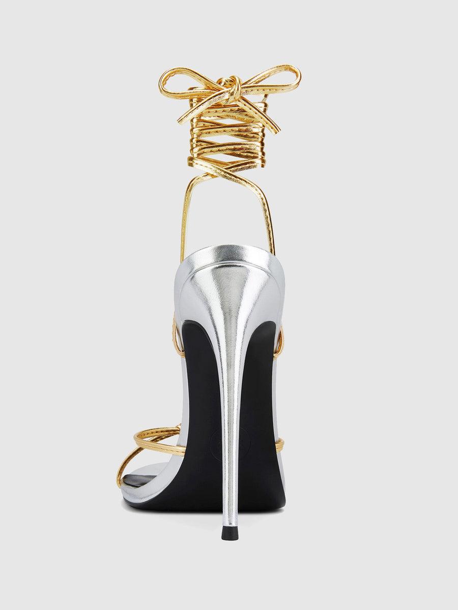 Athens Lace Up - Gold/Silver Product Image