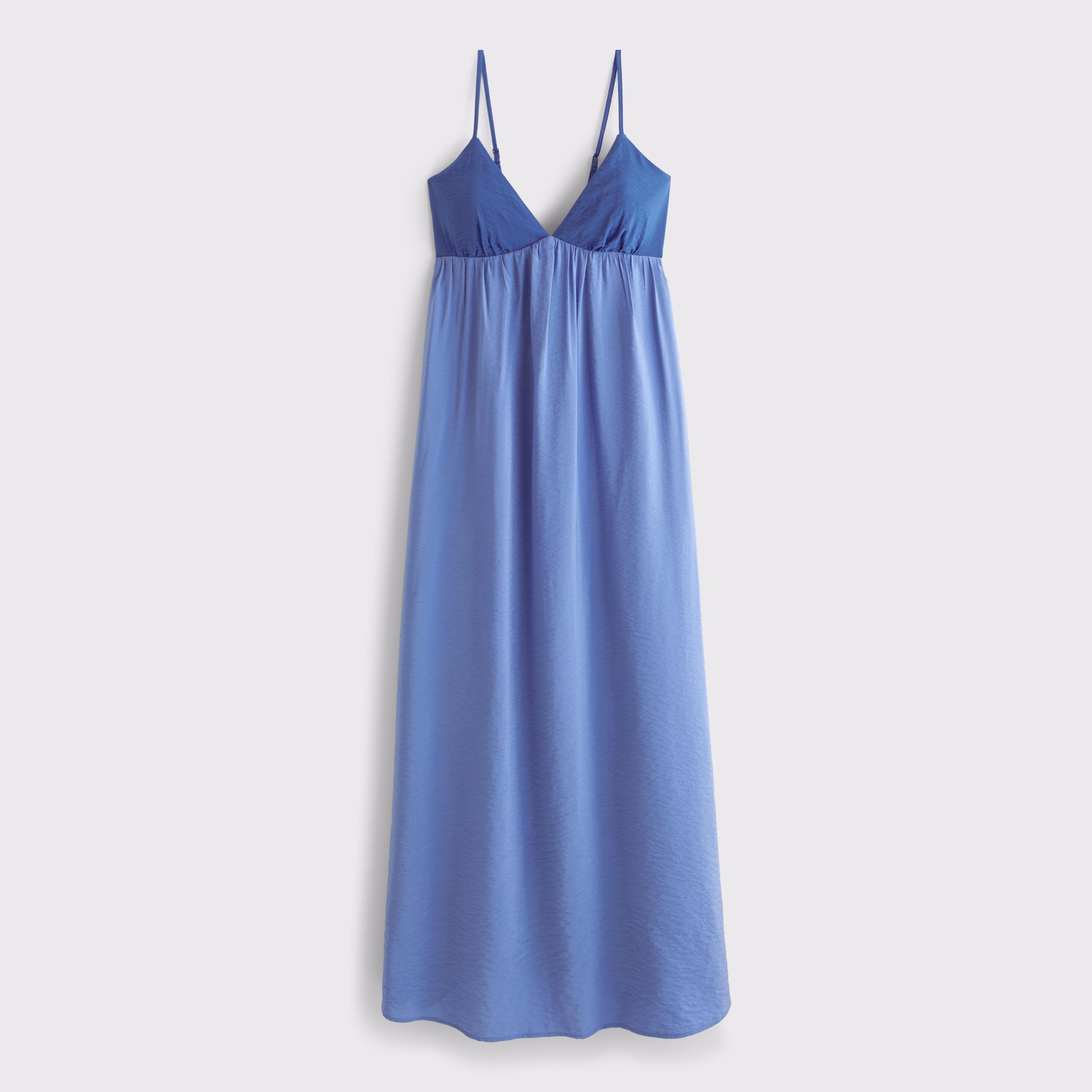 Bra-Free Clasp-Back Flowy Maxi Dress Product Image