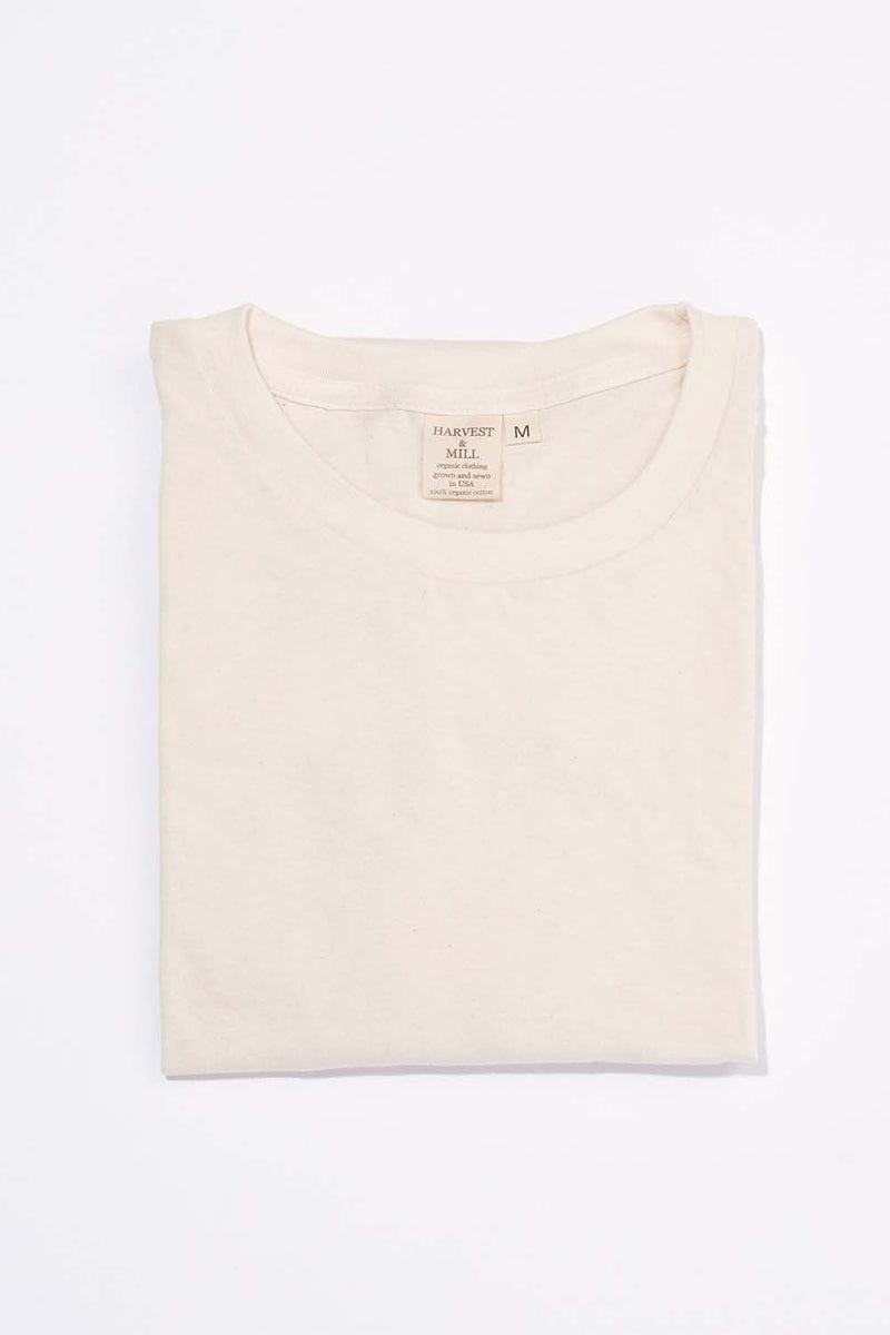 Men's Organic Crew Tee in Natural Product Image