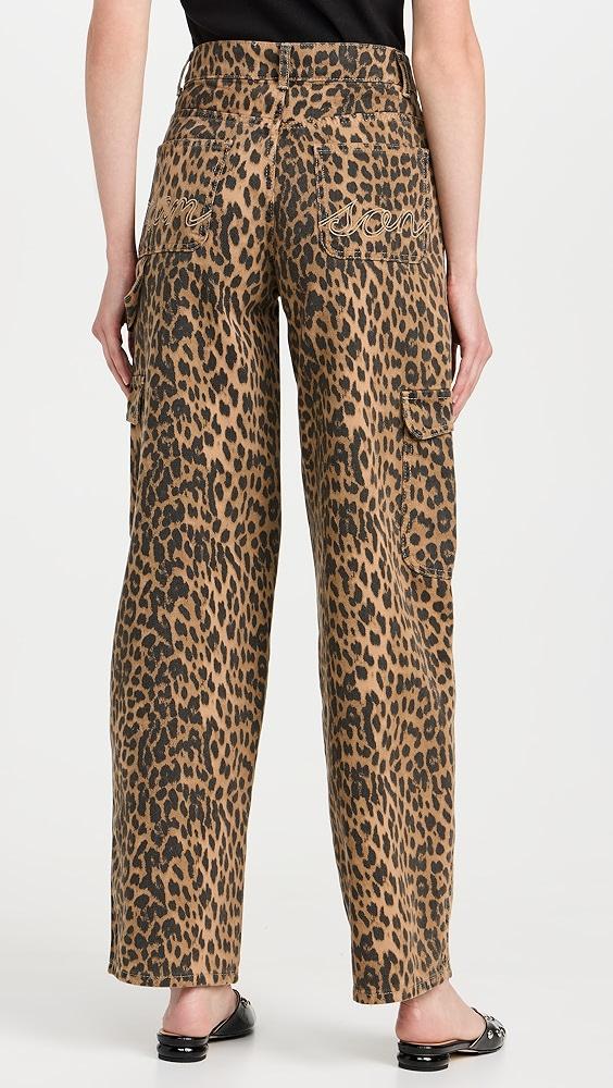 Damson Madder Leopard Cargo Trousers | Shopbop Product Image