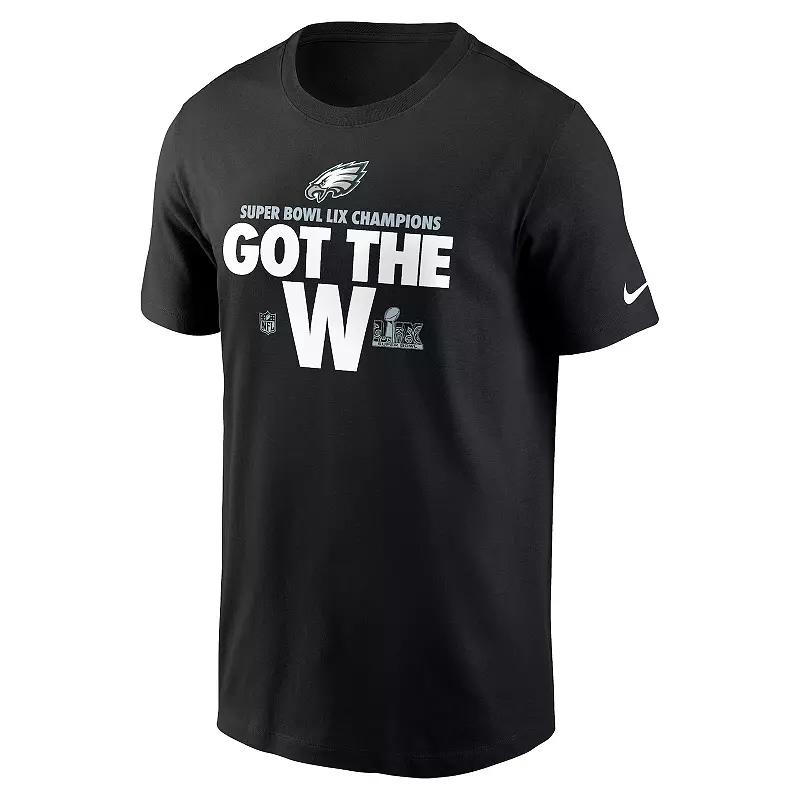 Men's Nike Philadelphia Eagles Super Bowl LIX Champions Parade Tee, Size: Small, Black Product Image