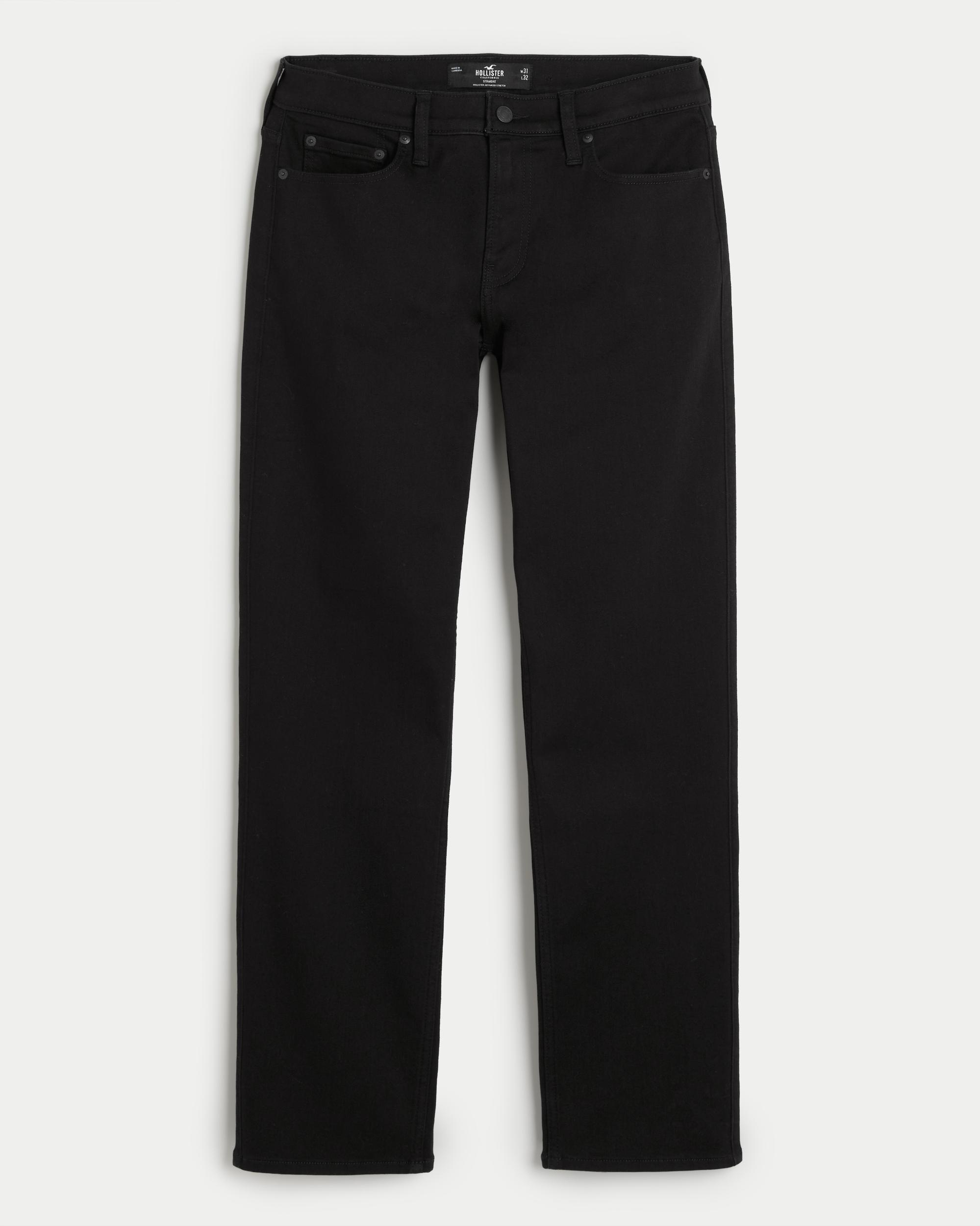 Black No Fade Straight Jeans Product Image