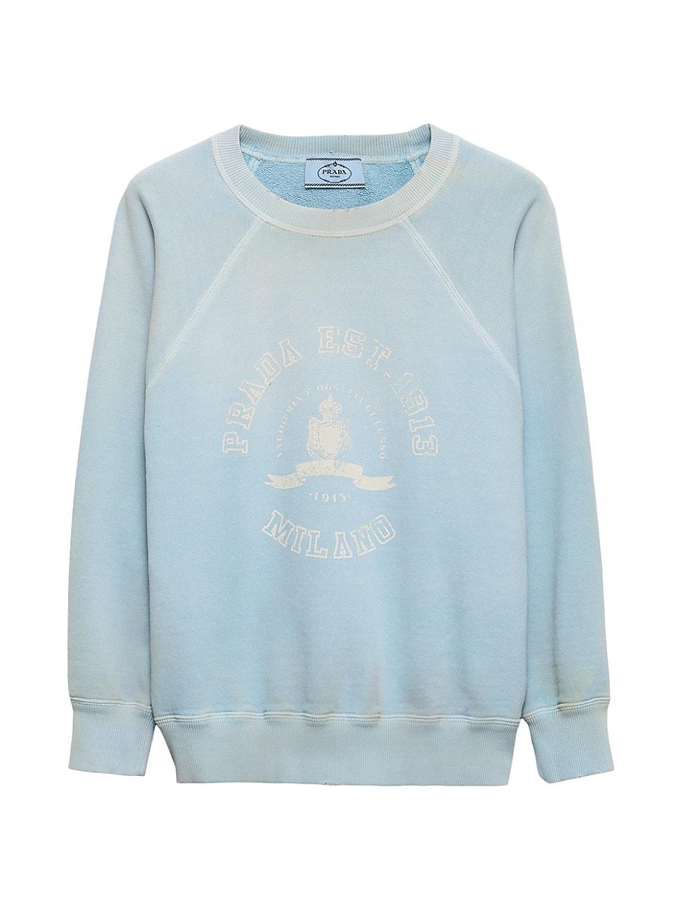Womens Cotton Crewneck Sweatshirt Product Image