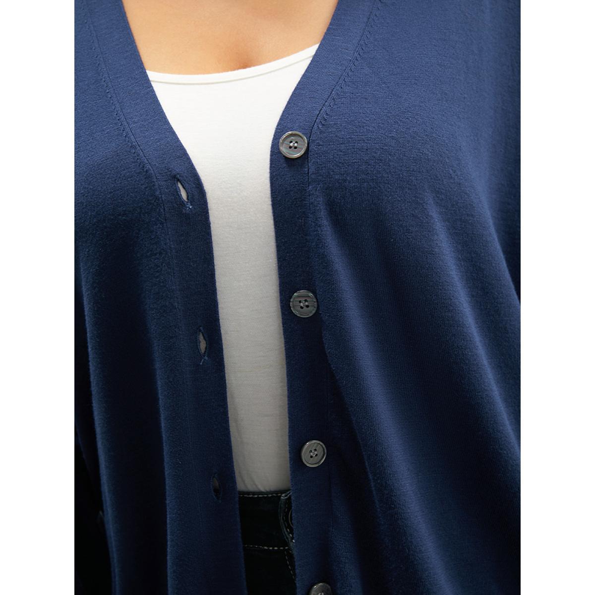 Plus Size Halloween Wing Print Elastic Cuffs Sweatshirt Women Black Casual Printed V-neck Dailywear Sweatshirts BloomChic 26/4X Product Image