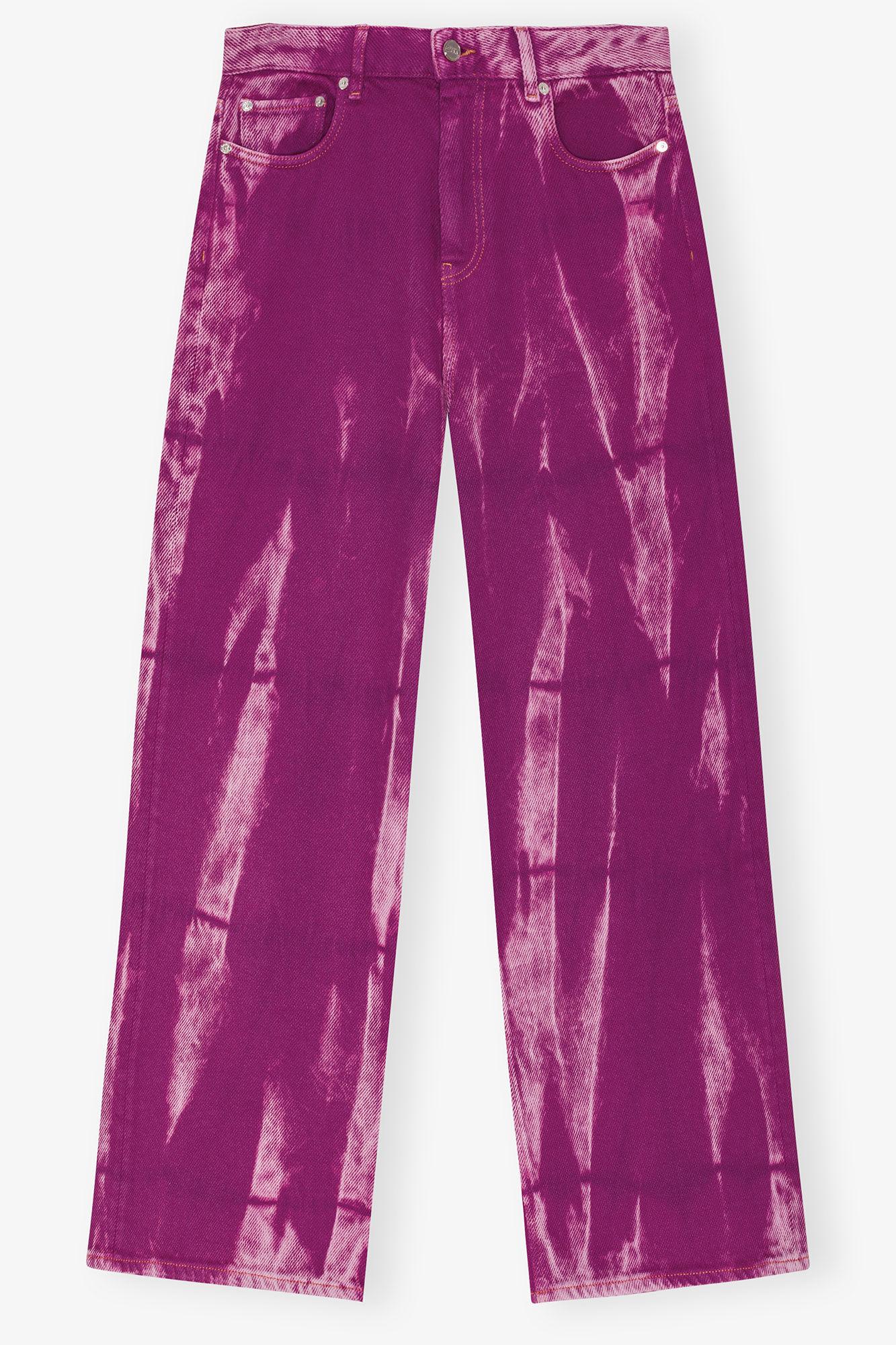 Purple Overdyed Marri Jeans Product Image