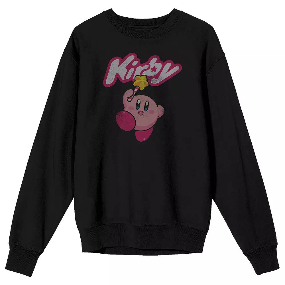 Men's Kirby Vintage Character Logo Long Sleeve Tee,  Product Image