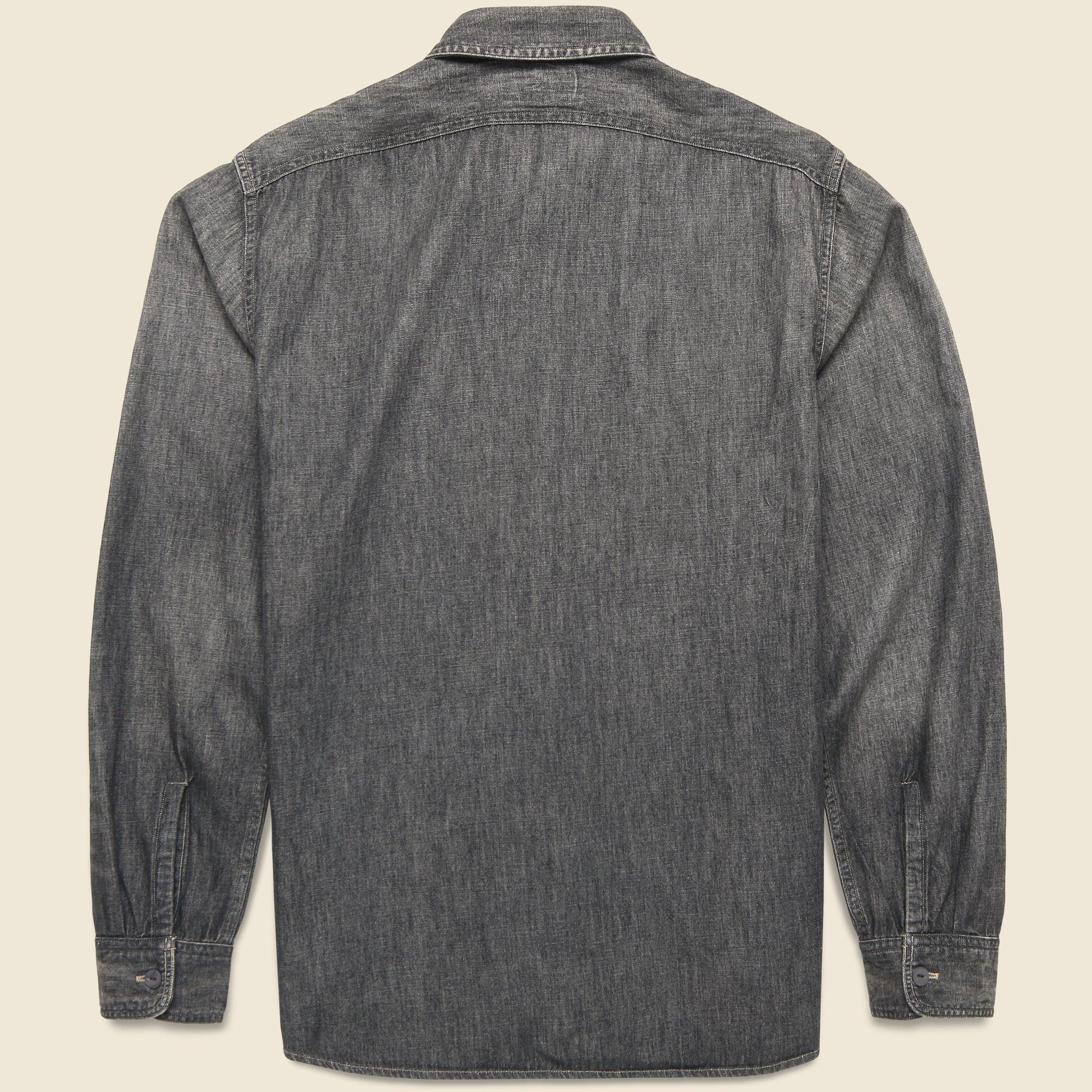 Denim Workshirt - Black Product Image