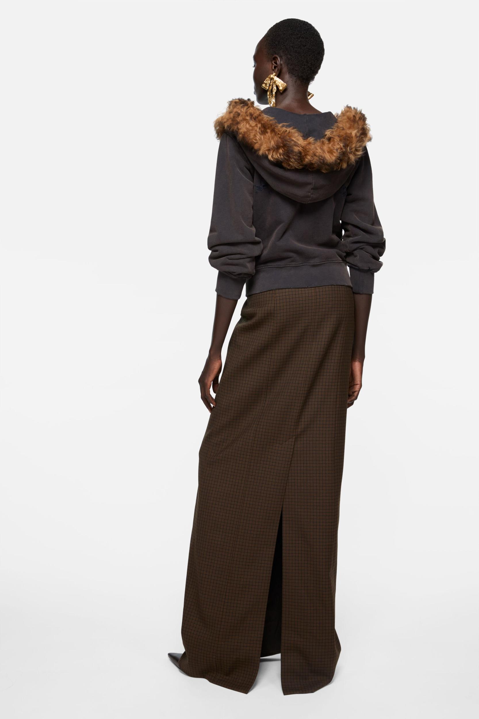 Hooded zipper sweater Product Image