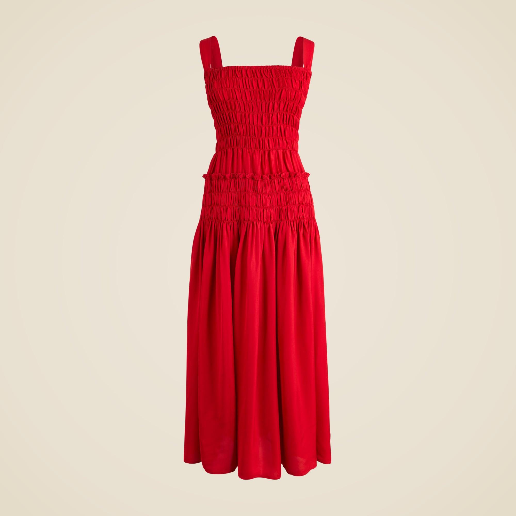 Smocked midi dress Product Image