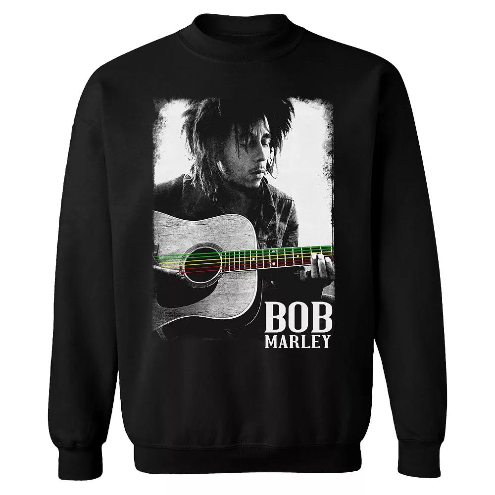 Men's Bob Marley Guitar Sweatshirt, Adult Unisex,  Product Image