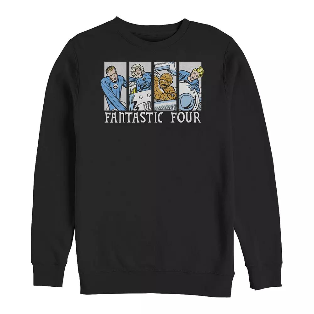 Big & Tall Marvel Fantastic Four Comic Poster Graphic Fleece, Men's,  Product Image