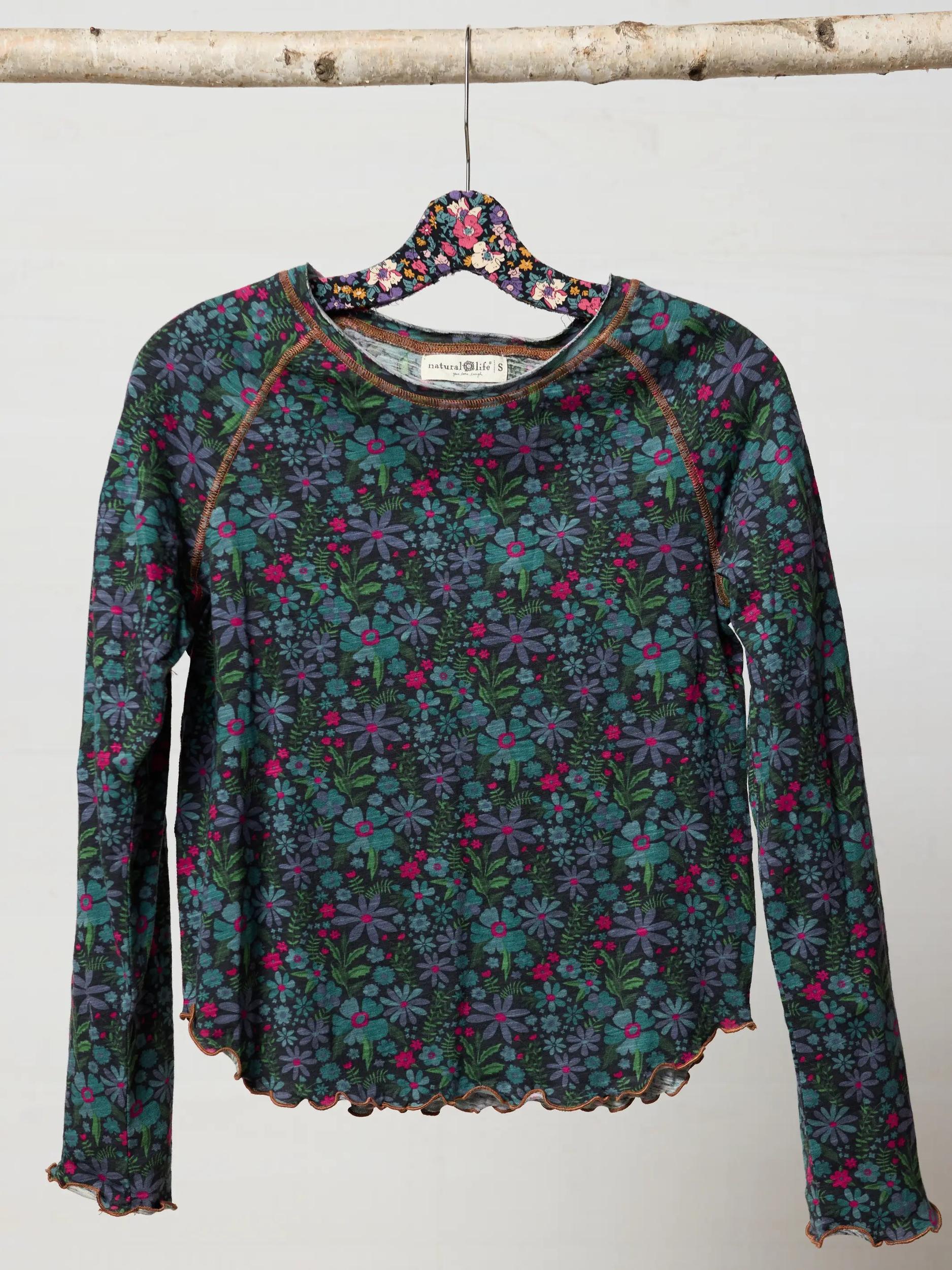 Lily Cotton Long Sleeve Tee Shirt Product Image