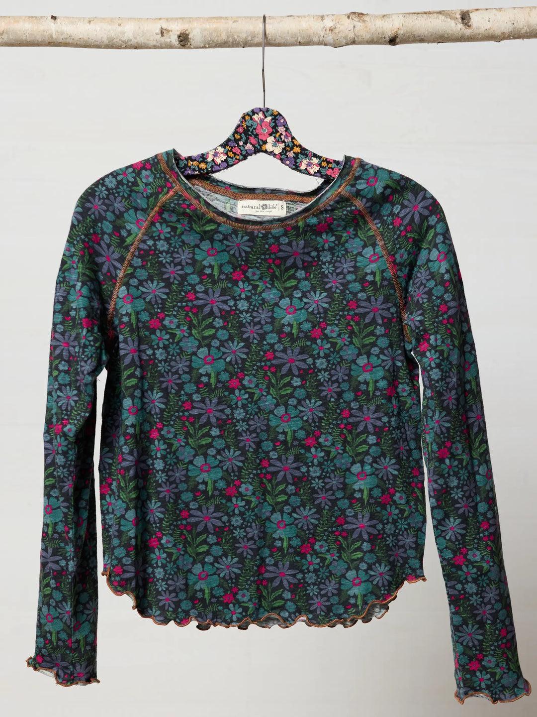 Lily Cotton Long Sleeve Tee Shirt Product Image