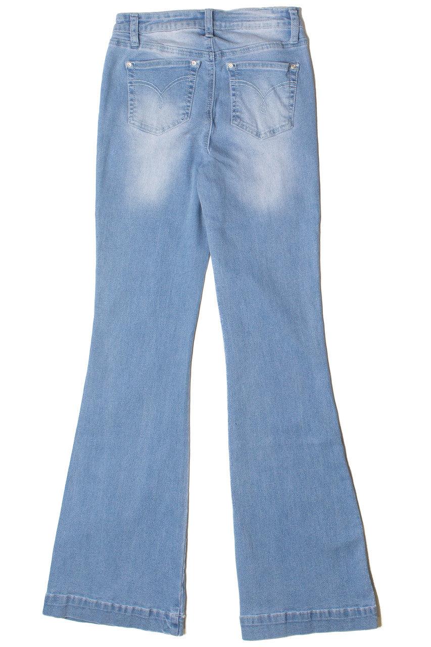 Mid Rise Flare Jeans Product Image
