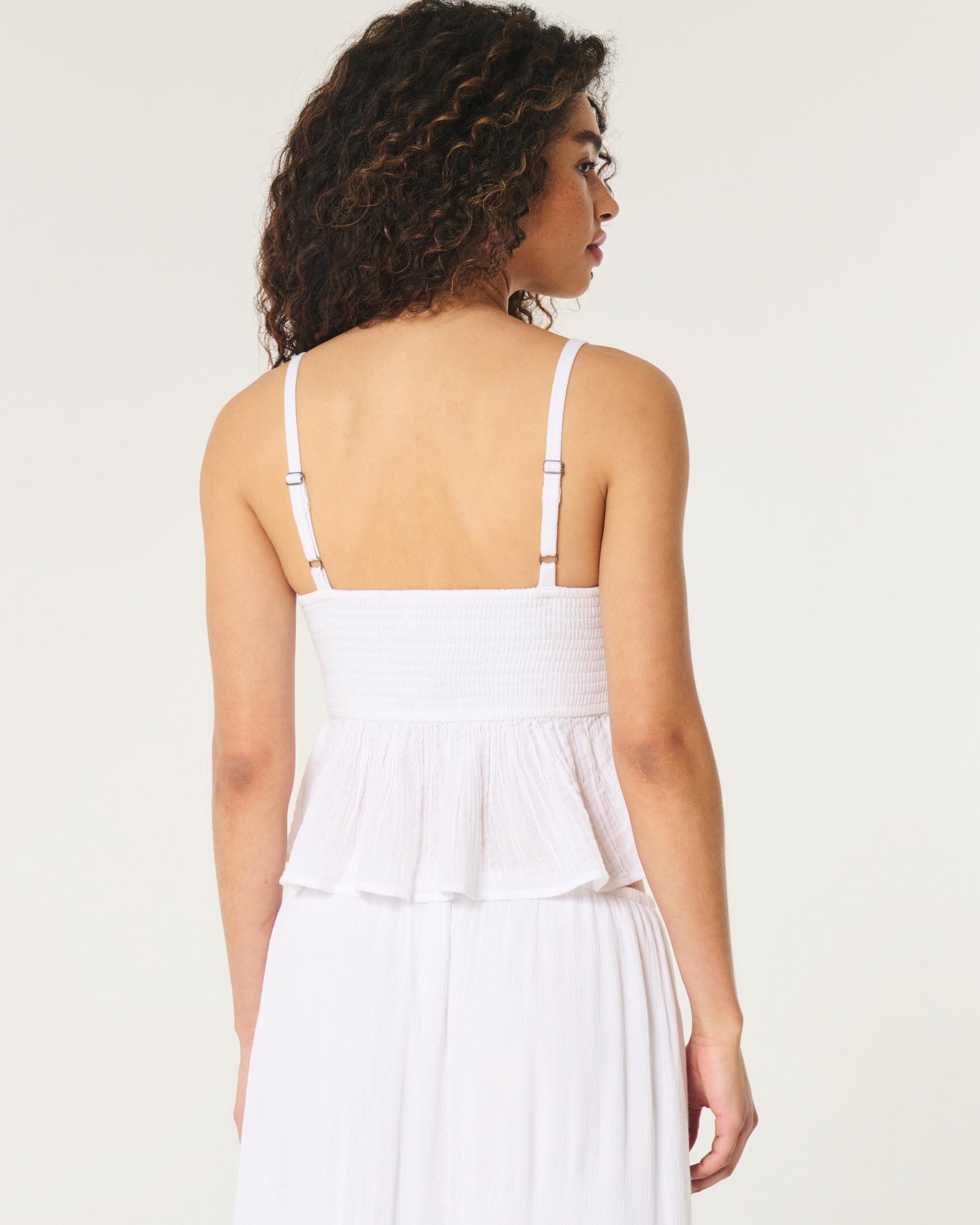 Easy Crochet-Style Babydoll Top Product Image